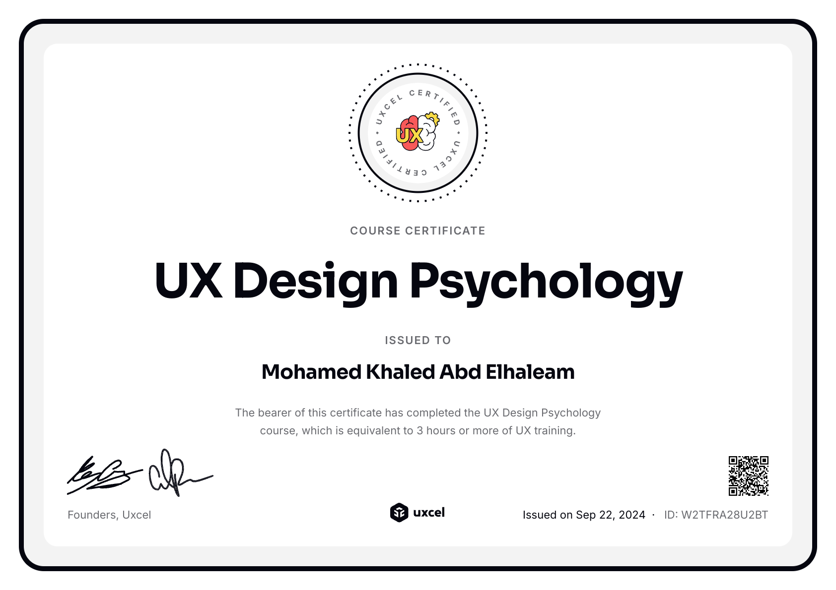 Mohamed Khaled Abd Elhaleam's certificate